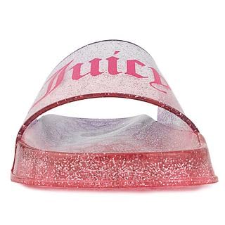 Juicy Couture Slide Sandals, Beach Flats for Women, Summer Shoes
