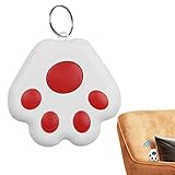 ✷【Portabilité de transport】Le traceur d'animaux mignon en forme de griffe de chat est portable à transporter avec sa taille compacte, le traceur d'animaux peut être accroché dans une clé de voiture, un portefeuille, un sac, un téléphone, etc.
