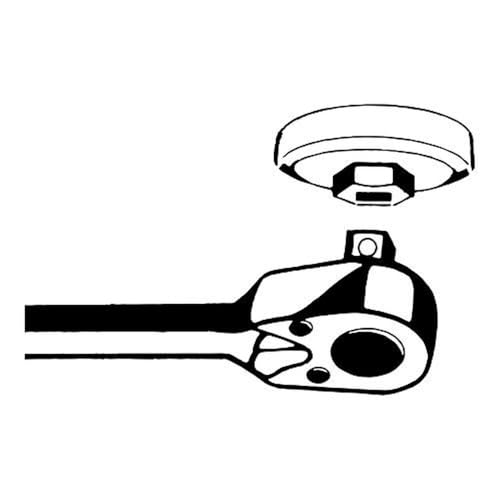 Hazet 2169-10 Öl-Filterschlüssel, Ölfilter-Durchmesser: 74,4 mm (geringe Bauhöhe)