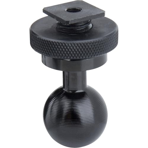 Image of Kupo Super Knuckle Ball with Cold Shoe Adapter for Mounting Lighting, Video, and Audio Accessories onto Cameras Using the Super Knuckle System (KG025211)