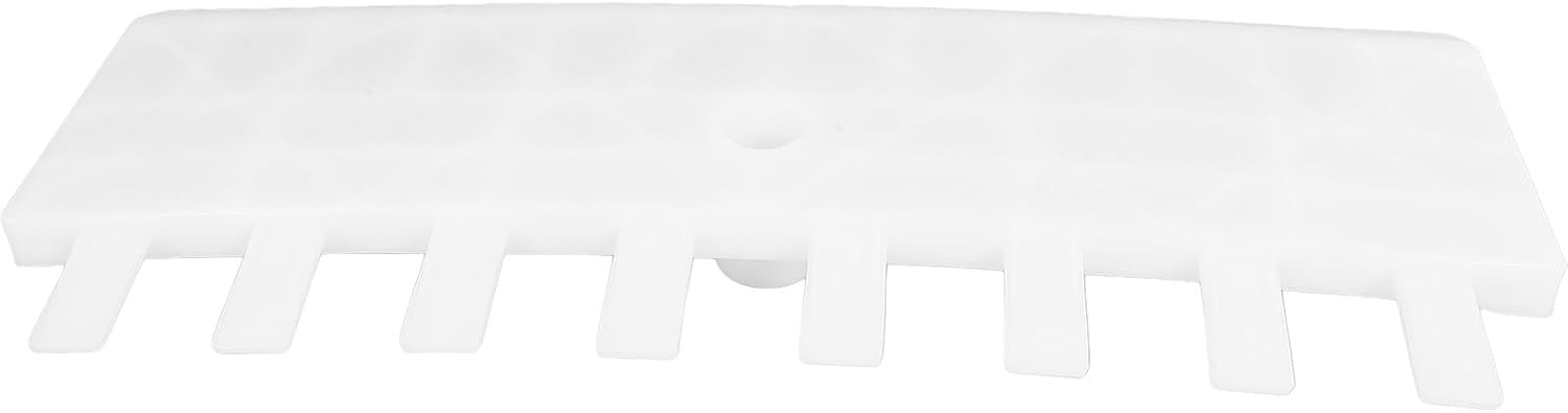 Plastic Hand Rake for Lawn and Garden Leaf Cleaning Small White Dual-use Rake Head for Yard Grass and Leaf Collection for Outdoor Gardening