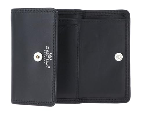 Monedero de cuero compacto Golden Head para el día a día urbano 2