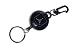 Outmate Retractable Key Chain with 23.6" Steel Wire for Keys or Badge(Pack of 3)