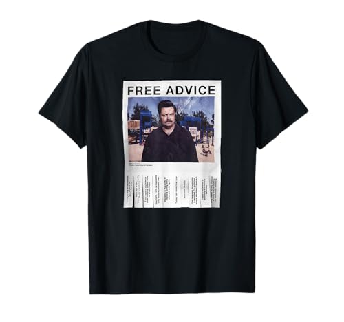 Parks & Recreation Free Advice Poster T-Shirt