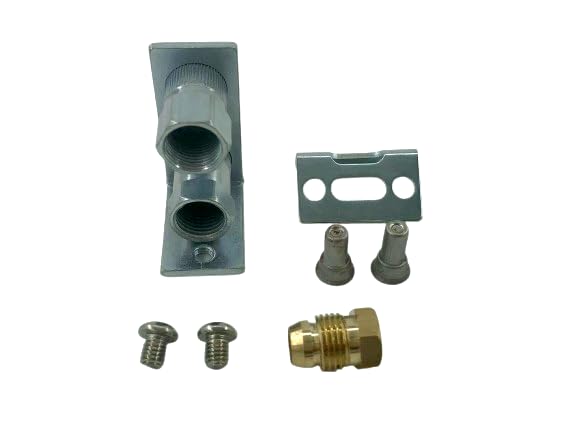 Replacement STRAIGHT TIP PILOT BURNER Assembly Q314a 4586 For Q309 Q340 Q390 Q313 Thermocouples Thermopiles Includes Bracket Screws