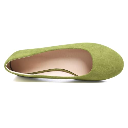 Image of Dear Time Women's Flats Comfortable Slip On Ballet Flats Soft Solid Casual Shoes