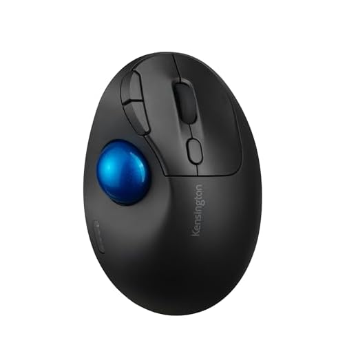 Kensington TB450 Wireless Trackball Mouse (K72194WW), Black-Blue