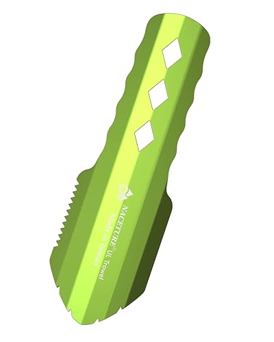 NACETURE Ultralight Backpacking Trowel Multitool (Green)