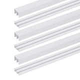 QUARKZMAN 3 Ensembles Rail Coulissant Pour Panneau Épaisseur 3mm, Kit Rail Coulissant Fenê...