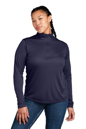 SPORT-TEK Women's PosiCharge Competitor Quarter Zip Pullover4