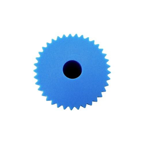 Image of Nispira 506B Foam Dust Filter Replacement for Electrolux Centralux Aerus Central Vacuum 1561,1569,1580,1584,1590,1590A E130 Series, E177A Blue Scalloped, 1 Pack