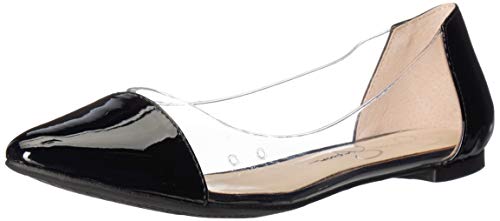 Jessica Simpson Women's Zayra Loafer Flat, Black, 6.5 M US