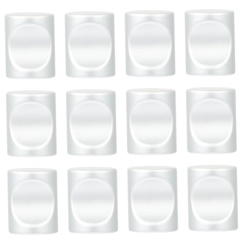 LIFKOME 12 Piezas Tiradores de Puerta Orificio para Armario y Cajón Manijas Modernas y Resistentes para Cocina y Dormitorio Estilo Contemporáneo Acabado Mate