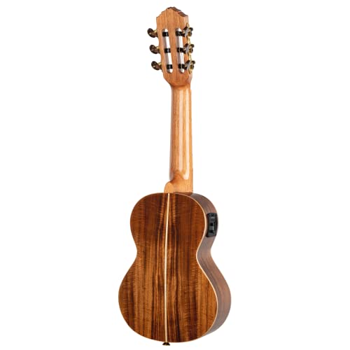 Ortega Guitars Guitare de Voyage électro-acoustique – Série Mini/Travel – Guitarlélé 6 cordes – Housse incluse – Acacia Massif (RGLE18ACA) - Les Beatles, Paul McCartney, John Lennon, RIngo Starr, George Harrison Ortega Guitars Guitare de Voyage électro-acoustique - Série Mini/Travel - Guitarlélé 6 cordes - Housse incluse - Acacia Massif (RGLE18ACA) – Image 4
