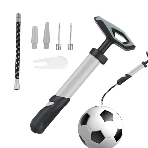 Bombas de fútbol, bomba de baloncesto deportiva con agujas, kit de bomba de mano, globos antideslizantes multiusos, artículos de piscina, accesorios de inflación, voleibol, ejercicio acuático, globo