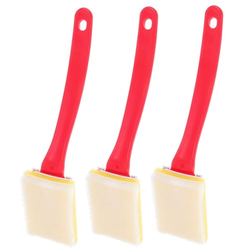 Holibanna Lot De 3 Pinceaux De Finition pour Murs pour Peindre Les Bordures Petits Pinceaux pour La Maison pour Peindre Les Coins Et Les Bordures