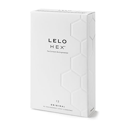 LELO HEX Preservativi Reinventati - Nuovi Profilattici ultra sottili e resistenti per sensazioni extra - Leggermente lubrificati - Confezione da 12