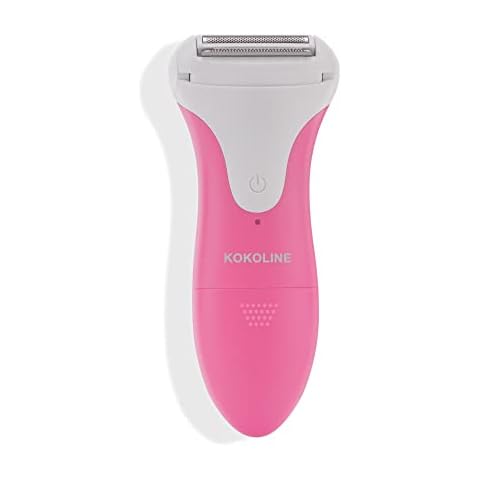 Kokoline Electric Razor for Women,Lady Electric Shaver,Leg Shaver,Bikini Trimmer for Pubic Hair,Painless Body Hair Removal for Face and Underarms,Wet &Dry Shaver Cordless2024071802 Cover