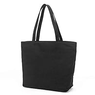 Material: High-quality canvas bag made of 100% natural cotton, breathable, durable and environmentally friendly. Large Size: The large capacity of the handbag is 45CM(width)*35CM(height)*10CM(bottom)/17.7*13.7*4inches,it is easy to clean to meet your...