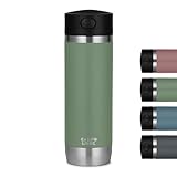 kaffee to go becher glas ⚪【Campo Libre QUALITÄT】– 100 % auslaufsicher und dicht für Coffee to go, Espresso oder Tee. Der Trinkbecher ist frei von BPA und hergestellt aus hochwertigem Edelstahl. Nimm deinen Kaffee von zuhause mit ins Office oder lass den Isolierbecher im Café auffüllen. Einfache und schnelle Handreinigung.