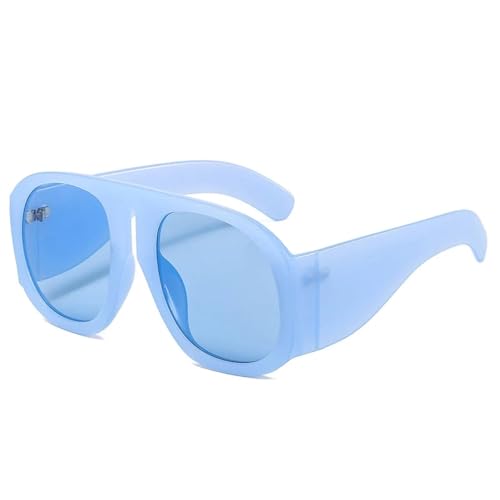 Lunettes de soleil surdimensionnées femmes protection UV et verres bleus C10