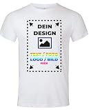 mama band Dein Design T-Shirt zum Selbstgestalten – Unisex Shirt in 12 Farben & 9 Größen – 100% Baumwolle von B&C – Hochwertiger, langlebiger Druck für Dein persönliches Design Weiss M