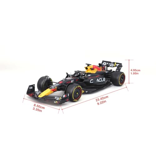Modelo de auto de carrera 1:24 RB19#1 HTLNUZD miniatura 4