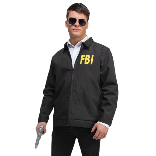 Wicked Costumes FBI - Giacca per travestimento, taglia M
