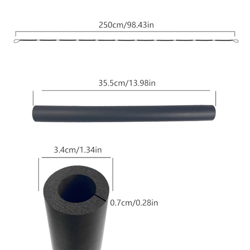 image for Shurhome High Jump Bungee Cord Elastic Practice Rubber Crossbars Track