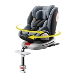 HZDMJ ���㥤��ɥ����� 360�� ��ž�� ISOFIX�б� ��Ĺ�˹�碌�ƻȤ��� ����������12�к� (0-36kg) �����ȥ٥�ȸ��� ����˥������� �٥ӡ������� ���ߤ�餯�餯 �إåɥ쥹��11�ʳ�Ĵ�� 5���������ȥ٥�� ����դ���ñ EU������� ECEǧ�ںѤ� ��ǯ�ݾ�