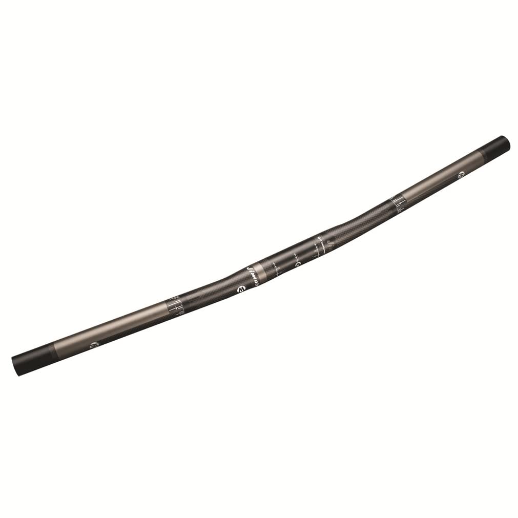 Guidon en Carbone 25,4 Mm Vélo Pliant Guidon Plat 380/400/420/440/460/480/500/520/540/560/580/600/620/640/660/680/700 Mm BMX Guidon, for Scooters VTT (Size : 700mm)