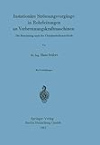 Instation&Atilde;&curren;re Str&Atilde;&para;mungsvorg&Atilde;&curren;nge in Rohrleitungen an Verbrennungskraftmaschinen: Die Berechnung nach der Charakteristikenmethode (German Edition)