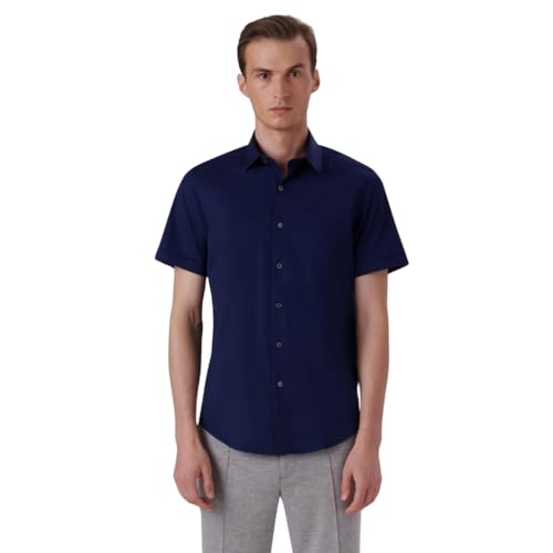 Miles Solid OoohCotton Short Sleeve Shirt3