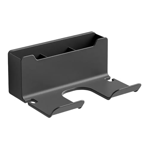 1pc Wall Mounted Hair Dryer Holder For Dyson, Bathroom Shelf No Drilling Plastic Hair Dryer Holder, Bathroom Organizer