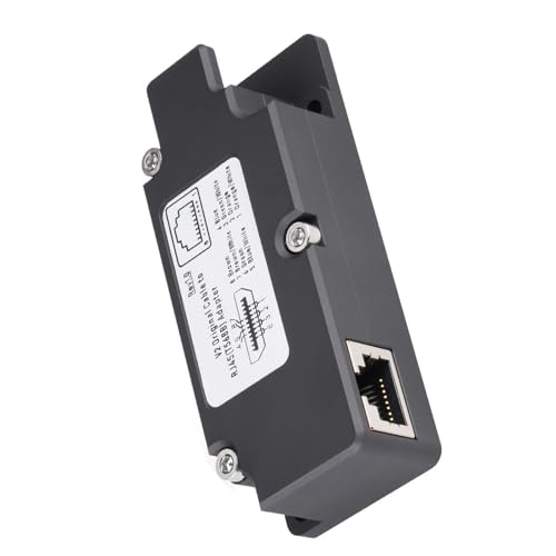 Dishy V2 to RJ45 Ethernet Adapter with CAT8 Cable T568B Pin Aluminum Alloy Housing for V2 Rectangular Dish Satellite Antenna