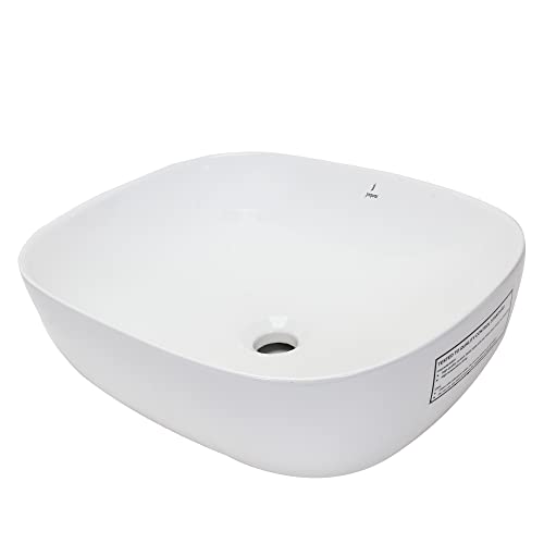 Image of JAQUAR TABLE TOP BASIN, SIZE: 480X380X140MM JDS-WHITE-25909 VESSEL /TABLE TOP /COUNTER TOP