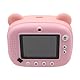 2,4 Zoll Sofortbildkamera für Kinder Sofortbildkamera mit Druckpapier mit 32G SD-Karte 1080P HD Kinderkamera Spielzeug Dual Lens Selfie Kamera (Rosa)