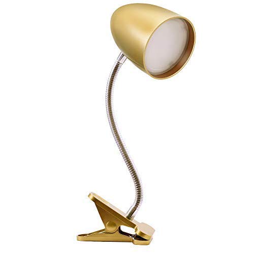 E ENERGETIC LIGHTING Clip on Light for Bed, Non-Dimmable Clip on Reading Light for Bed, 4000K Cool...