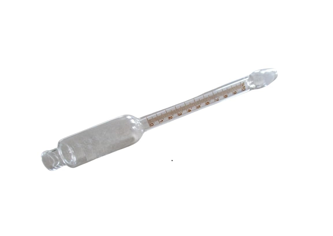 Glass Butyrometer for Milk Fat Testing, 0-10% Range, Laboratory Grade, Pack of 10-image-30