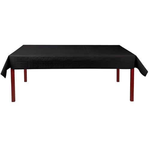 Pronappe Tischdecke R482534I Einweg-Tischdecke aus Damastpapier Länge 25m Breite 1,20m (pro Rolle) Farbe Schwarz Damastpapier mit schickem… – Ansicht 4