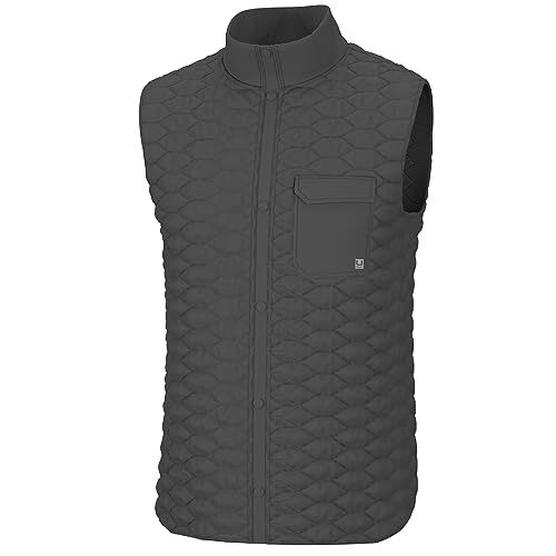 Image of HUK Men's Tarpon Quilt Vest, Insulated Performance Nylon Vest