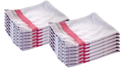 Torchon de Cuisine Professionnel par Lot de 12 - 100 % Coton