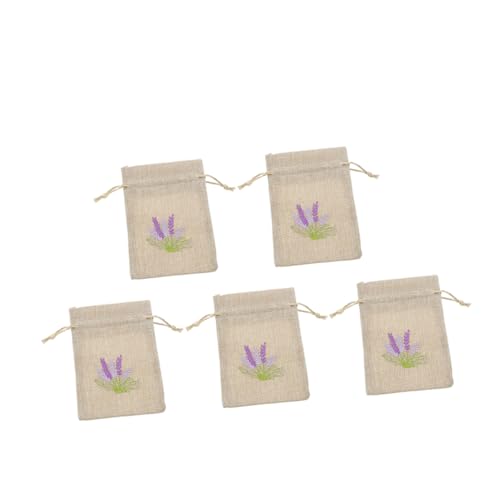 Bolsas de saco de lino para lavanda 5 piezas miniatura 1