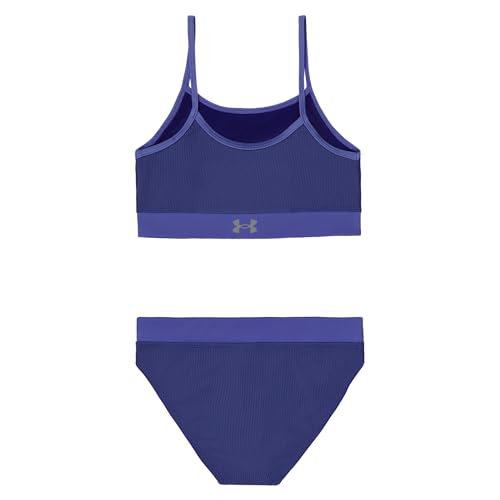 Image of Under Armour Girls' Two Piece Bikini Swimsuit, UPF 50+ Sun Protection, Quick Drying Bathing Suit