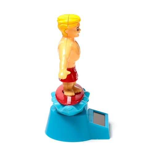 Puckator Solar Pal: Solarfigurine ’Surfer Dude’, Erwachsene & Kinder ab 3 Jahren, Unisex, Erneuerbare Energien, Dekoration, Kreativität & Spaß