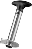 Zulay Kitchen Pineapple Corer and Slicer Tool - Stainless Steel Pineapple Cutter for Easy Core Removal & Slicing - Super Fast Pineapple Slicer and Corer Tool Saves you Time (Black)