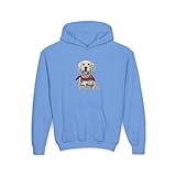 Juice Runs the SIP Sweatshirt – Lane Kiffin’s Dog Juice | Ole Miss Fan Gear | Comfortable College YOUTH Hoodie for Rebels Carolina Blue