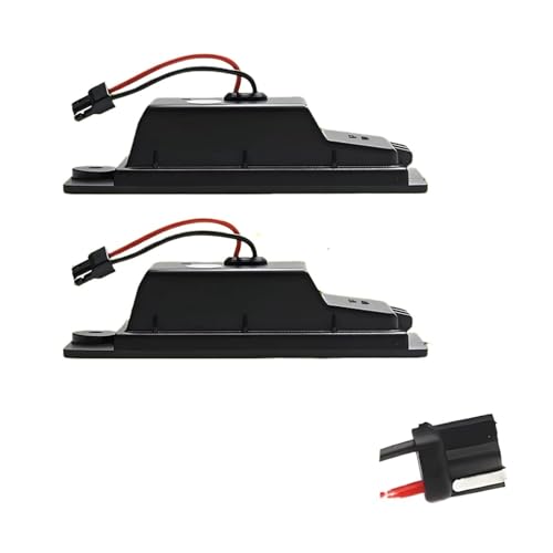 Luces de matrícula LED para Hyundai Tucson e IX35 2015-2018 pack de 2 lámparas traseras 3