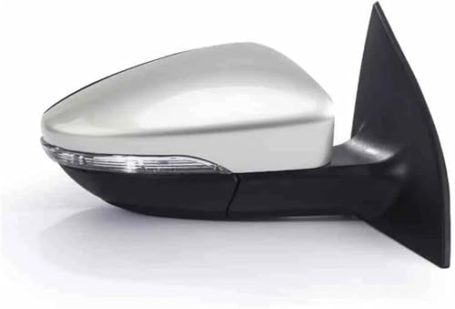 Rétroviseur Scirocco électrique 9 broches extérieur R_Silver argent pour carrosserie 2010 2012