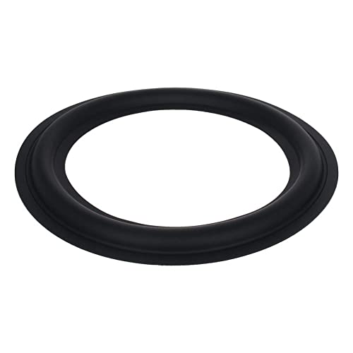 Jutagoss 2Pcs 6.5Inch Speaker Rubber Edge Surround Rings Subwoofer Replacement Parts For Speaker Repair #TOP2